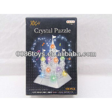 2013 nuevo artículo 105PCS Puzzle con luz-castillo